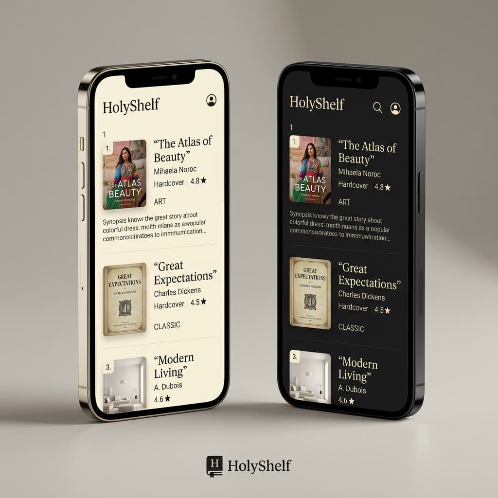 HolyShelf Mobile Application Showcase